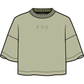 Womens Wordmark Premium Crop Tee