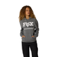 Womens Checker Fleece Pullover