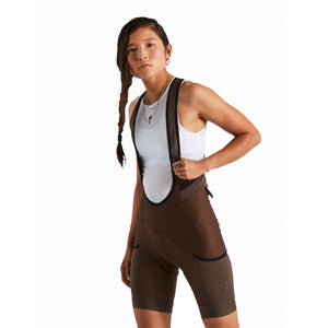 ADV SWAT BIB SHORT WMN BLK XS