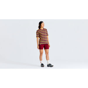 Women's Specialized/Fjällräven Cotton Striped Short Sleeve Tee