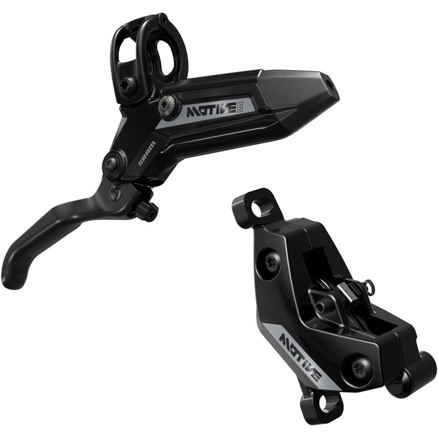 Motive Silver 4-Piston Disc Brake and Lever