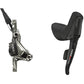 Red Hydraulic Disc Brake & Lever Set