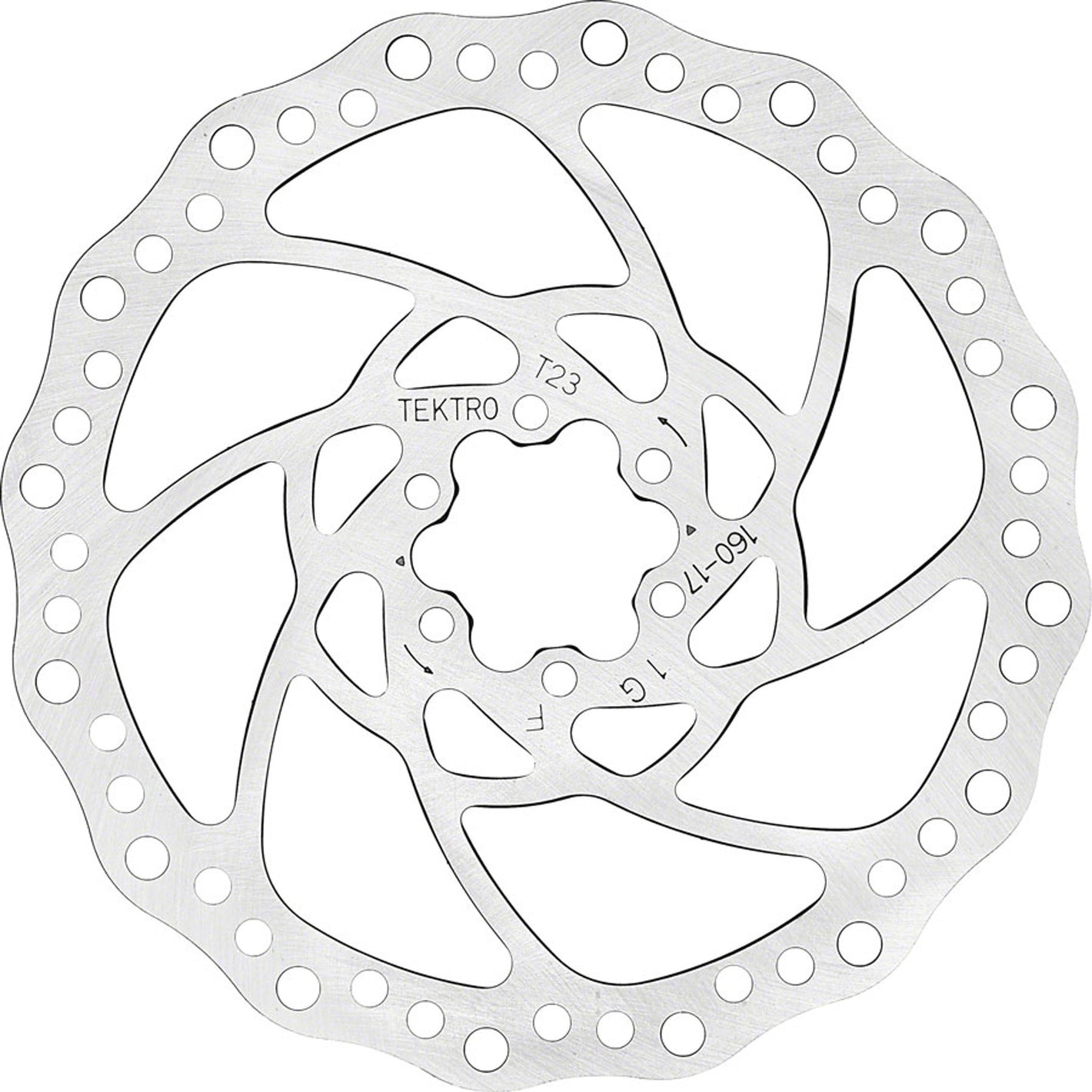 TR-17 2.3mm 6-Bolt Disc Brake Rotor